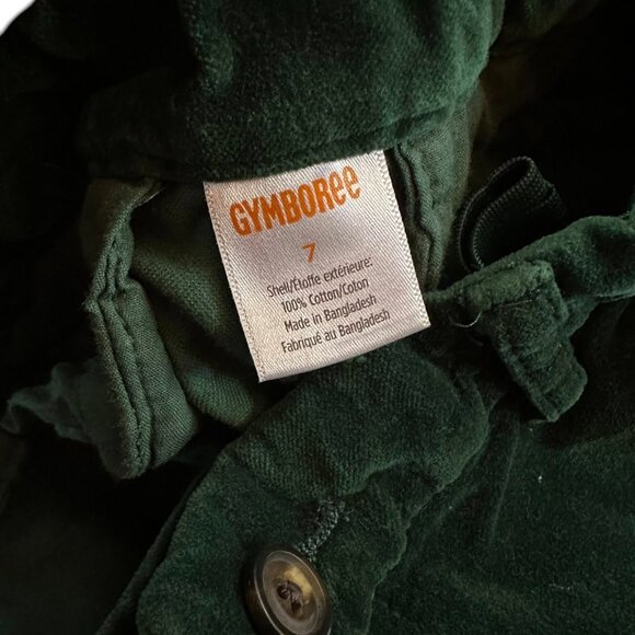 Gymboree Green Velour Pants Size 7 Warm Cozy Holiday Dress Pants - Picture 5 of 9